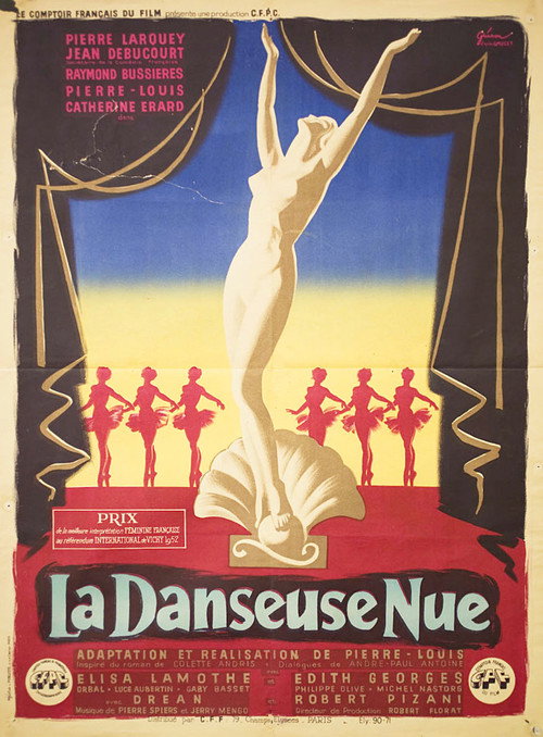 La Danseuse nue poster