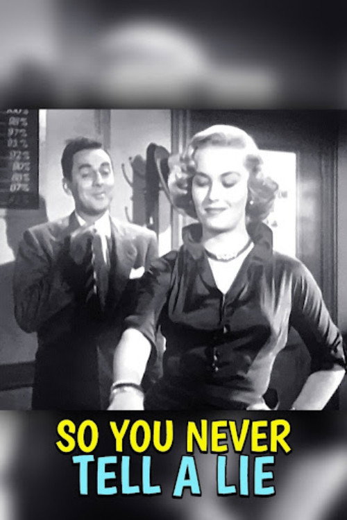 So You Never Tell a Lie poster