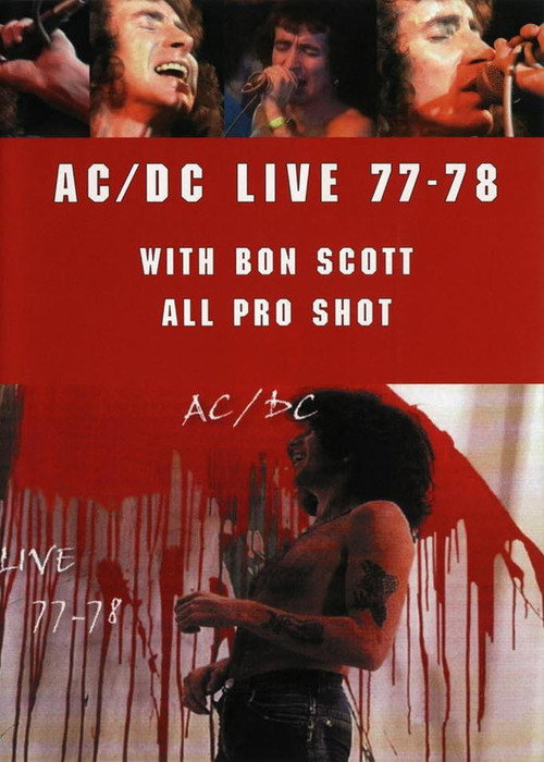 AC/DC – Live 77-78 poster