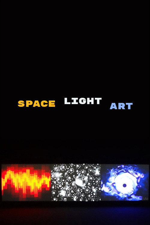 Space Light Art poster