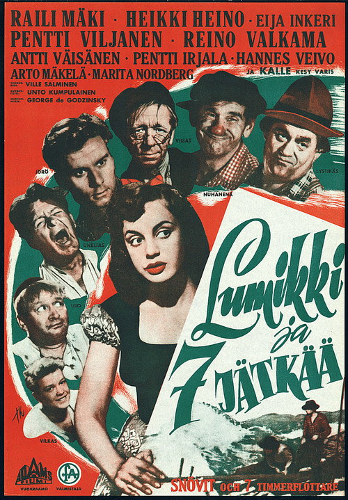Lumikki ja 7 jätkää poster