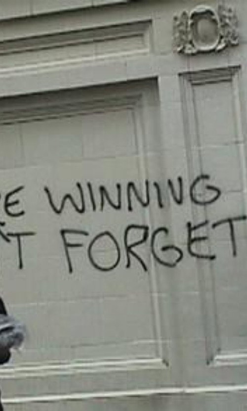 We are winning don't forget poster