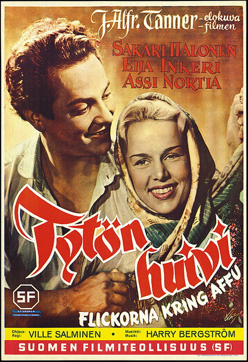 Tytön huivi poster