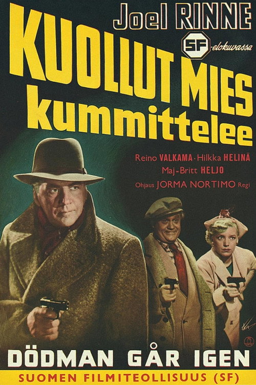 Kuollut mies kummittelee poster