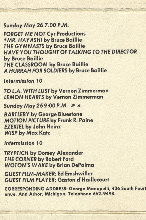 Motion Picture poster