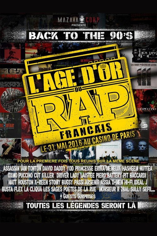 L'Âge d'Or du rap français poster
