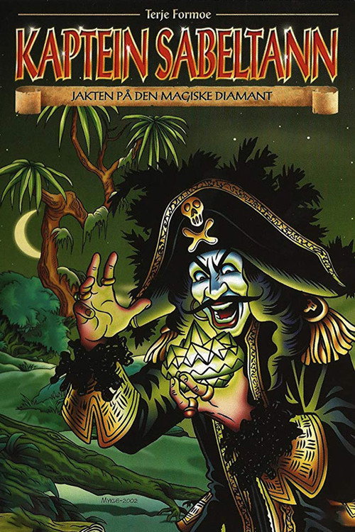 Kaptein Sabeltann og jakten på den magiske diamant poster