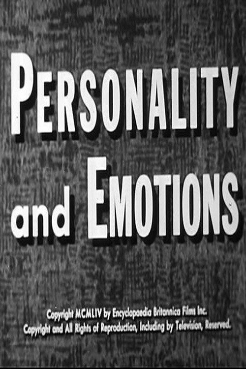 Personality And Emotions poster