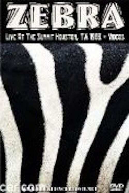 Zebra - Live at The Summit poster