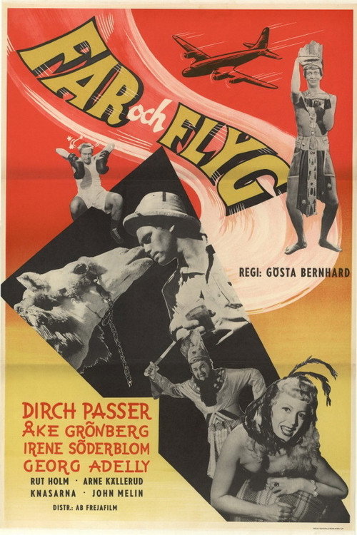 Far och flyg poster