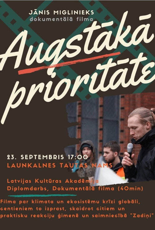 Augstākā prioritāte poster