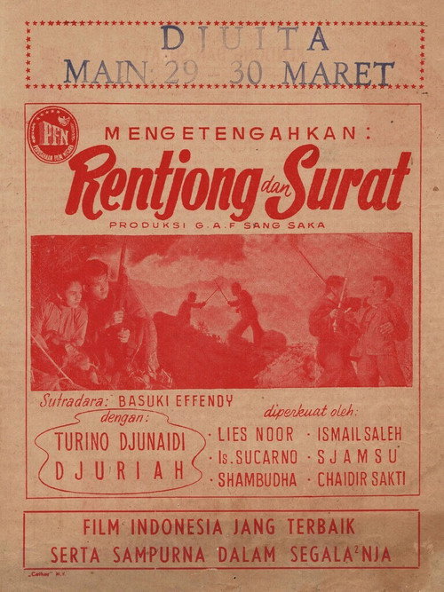 Rentjong dan Surat poster