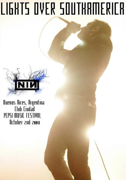 Nine Inch Nails - Lights Over South America poster