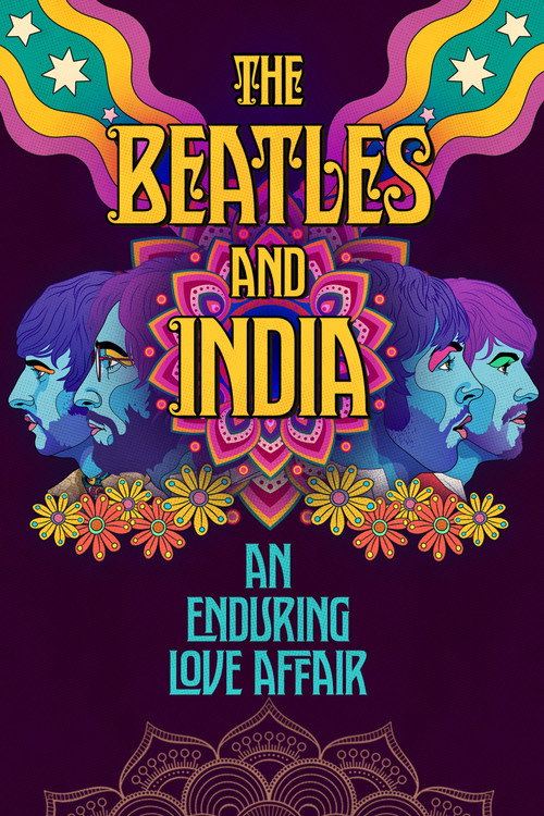The Beatles and India poster