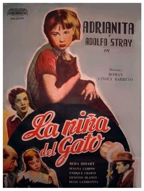 La niña del gato poster