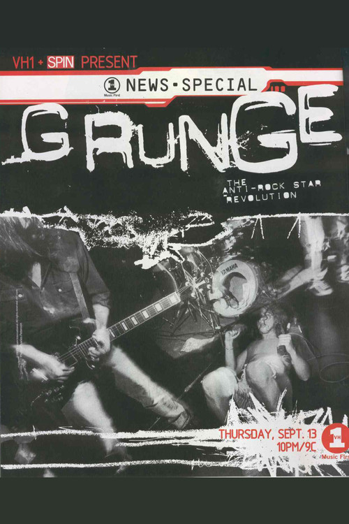 VH1 News Special: Grunge poster