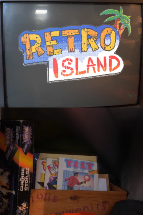Retro Island poster