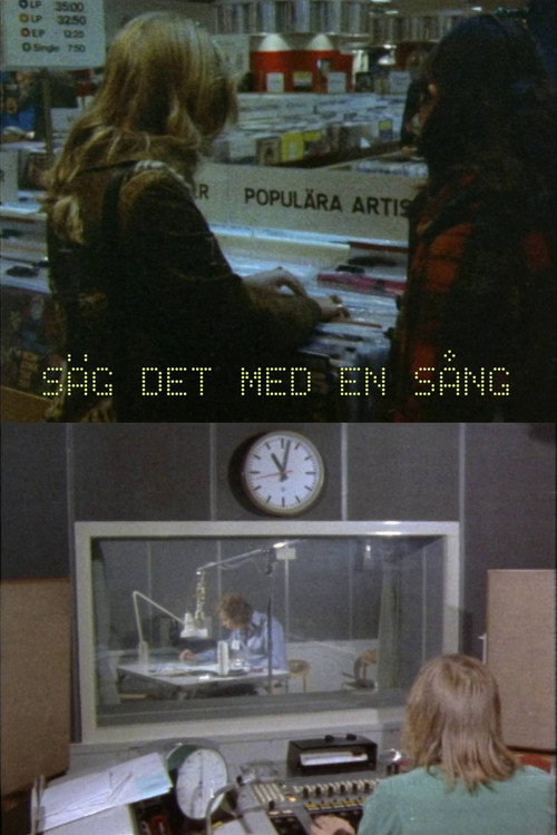 Säg det med en sång poster