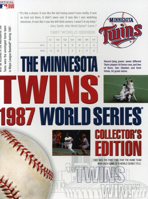 The Minnesota Twins 1987 World Series Collector's Edition poster