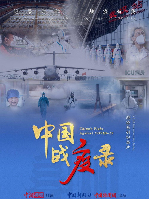 China Fight Againest COVID-19 poster