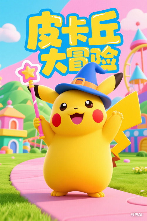 pikaqiudamaoxian poster