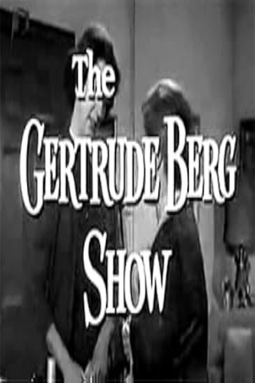 The Gertrude Berg Show poster
