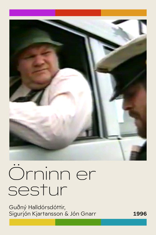 Örninn er sestur poster