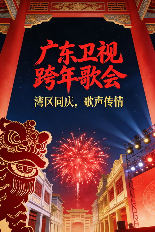 广东卫视跨年歌会 poster