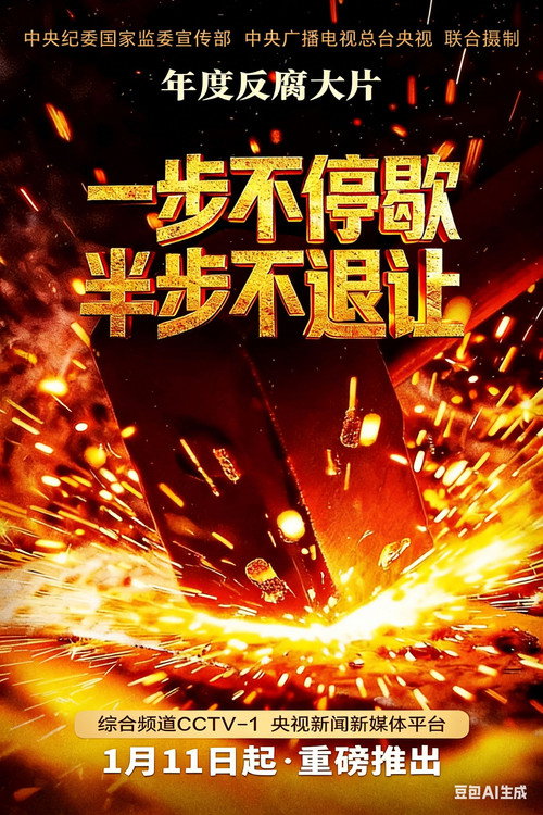 一步不停歇，半步不退让 poster