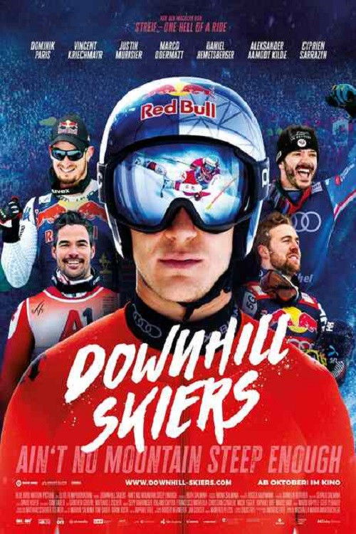 Downhill Skiers - Rausch der Geschwindigkeit poster