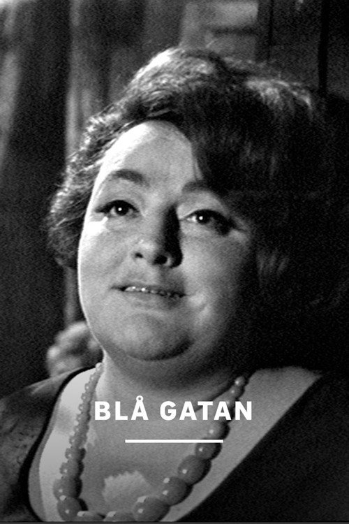 Blå gatan poster