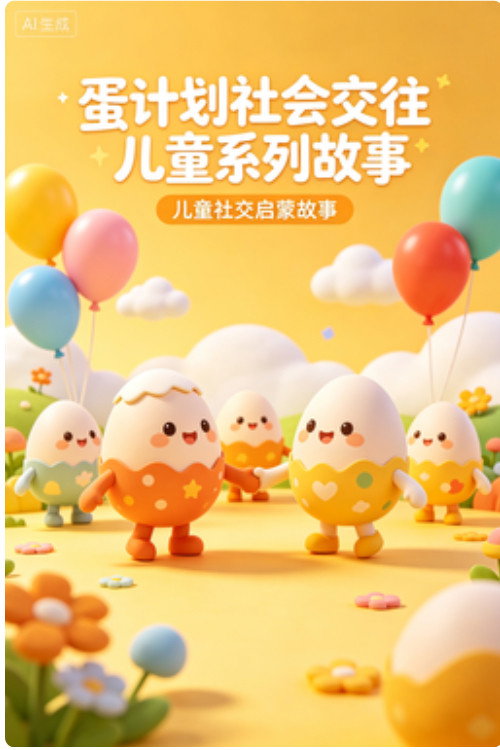 蛋计划社会交往儿童系列故事 poster