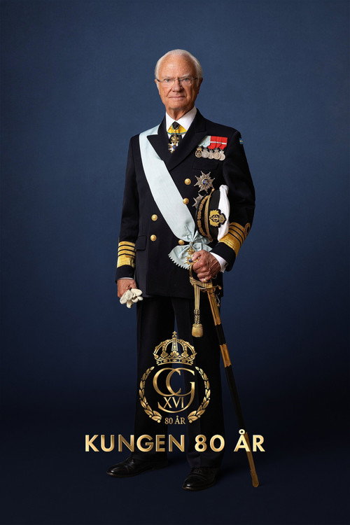 Kungen 80 år poster