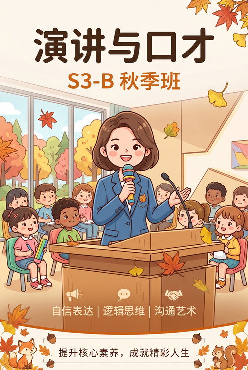 演讲与口才 S3-B秋季班 poster