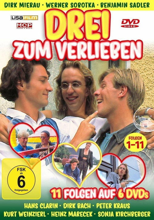 Drei zum Verlieben poster
