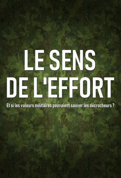 Le sens de l'effort poster