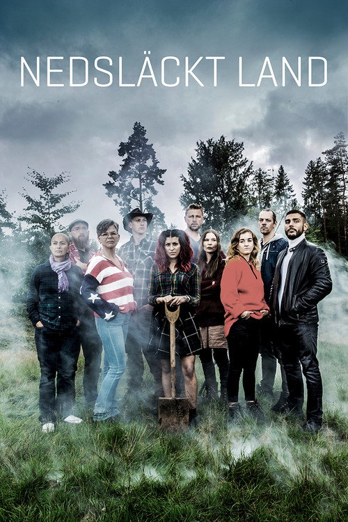 Nedsläckt land poster