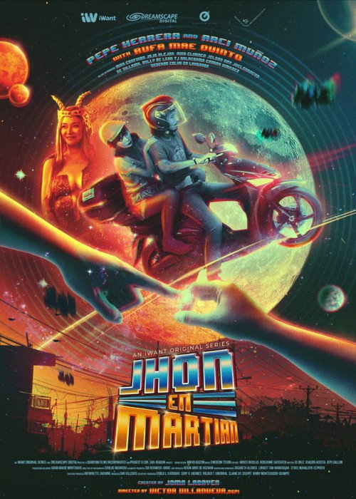 Jhon en Martian poster