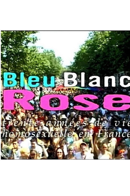 Bleu, blanc, rose poster